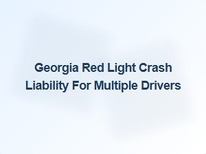 Georgia Red Light Crash Liability Explained