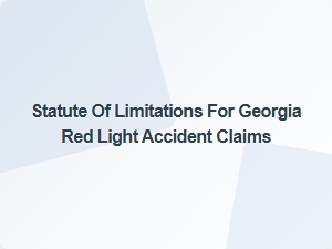Georgia Red Light Accident Time Limits